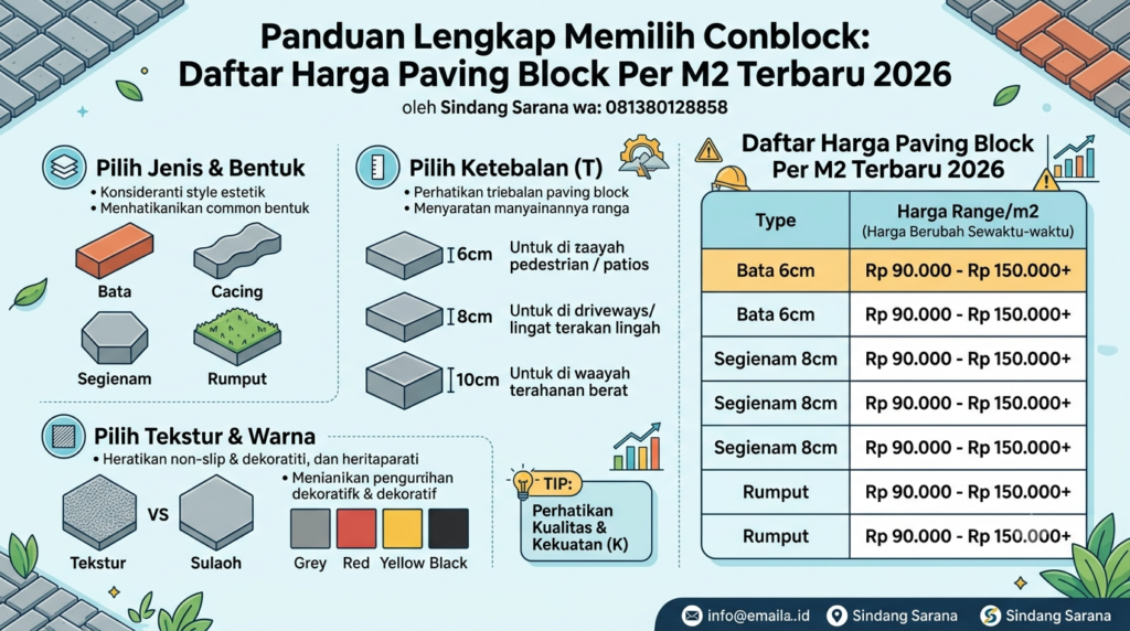 Harga Paving Block Per M2