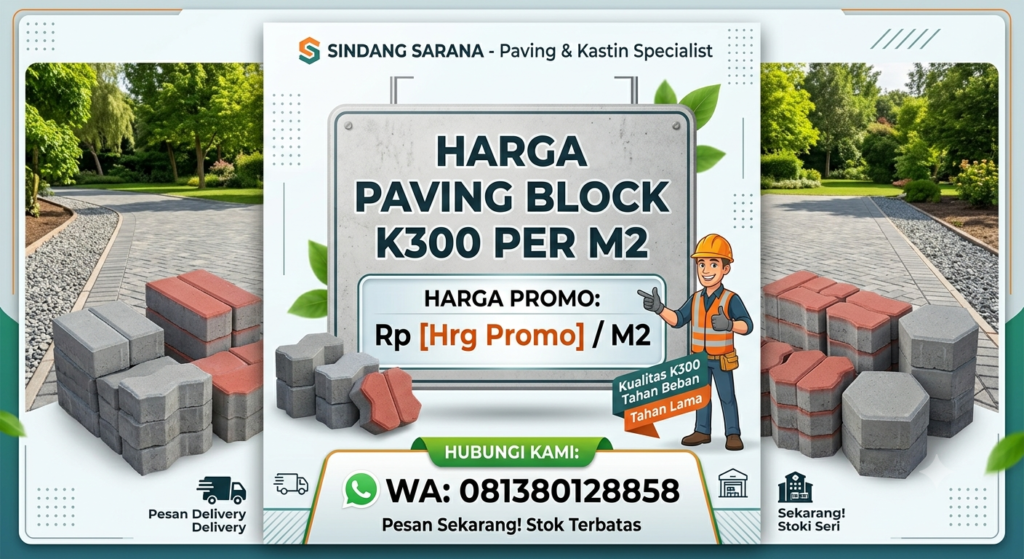 harga paving block k300 per m2