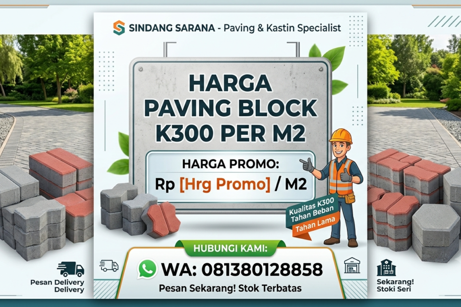harga paving block k300 per m2